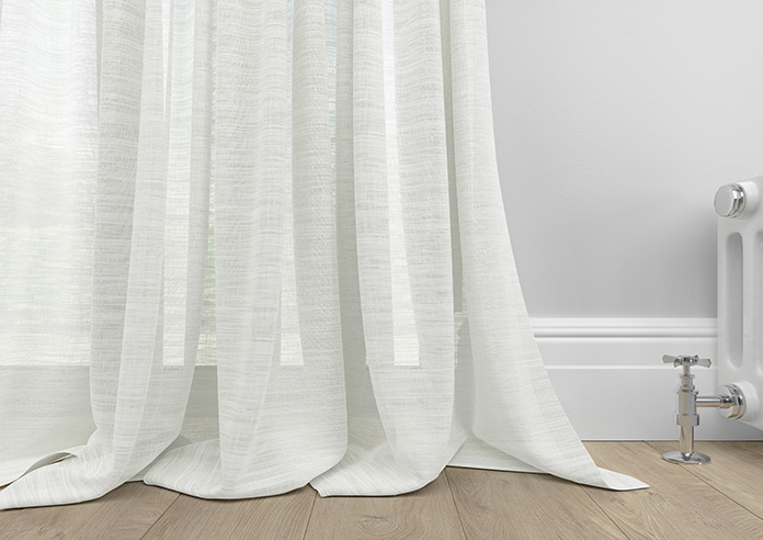 Novara Voile, Chiffon White - Made to Measure Curtains - Image 6